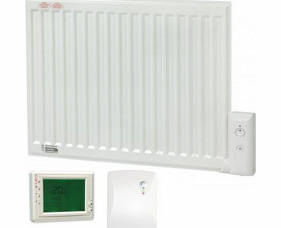 1250W Adax APO Oil Filled Electric Radiator + WIRELESS TIMER. Wall Mounted. 1.25kW 1250 Watt 1.25 Kilowatt