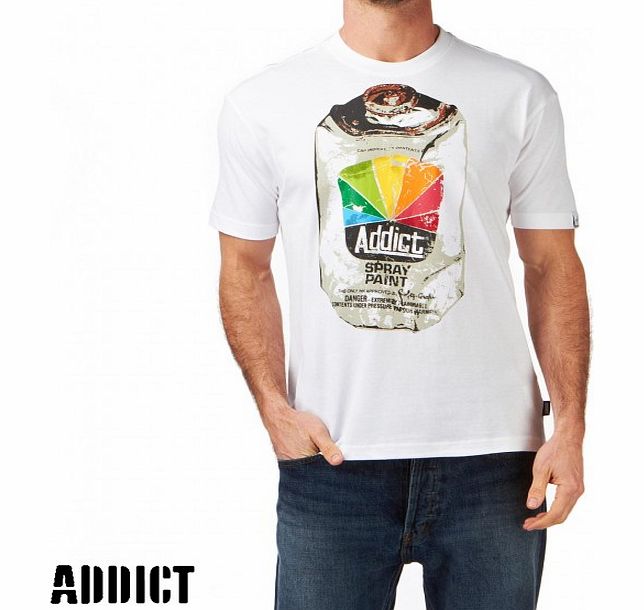 Mens Addict Spectrum Crushed Spraycan T-Shirt -