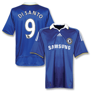 08-09 Chelsea Home Shirt + Di Santo 9