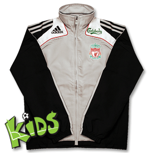 08-09 Liverpool Presentation Jacket - Boys - Black/Grey