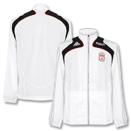 08-09 Liverpool Presentation Jacket - Boys - Grey/White