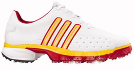 08 Powerband Golf Shoe White/Toro/Sun