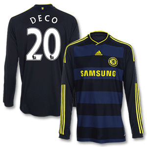 09-10 Chelsea Away L/S Shirt + Deco No. 20