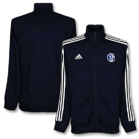 09-10 Schalke 04 Track Top - Navy