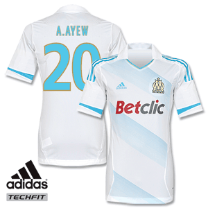 11-12 Olympique Marseille Home Techfit Shirt +