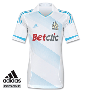 11-12 Olympique Marseille Home Techfit Shirt