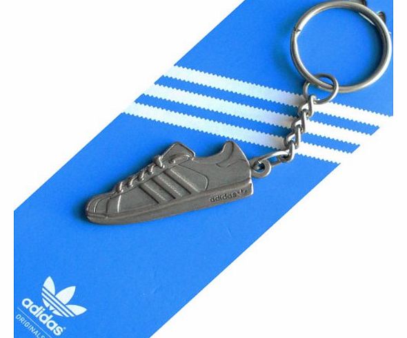  Originals Superstar Metal Sneaker Trainer Keyring Keychain - Metal Grey