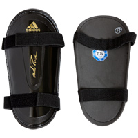 adiPURE Lite Shinpads - Black/Metallic Gold.