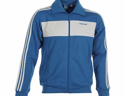 Beckenbauer Blue/White Full Zip Track Top