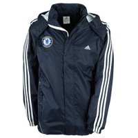 Chelsea 3 Stripe Essential Rain Jacket - Dark