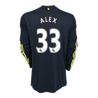 Chelsea Away Shirt 2009/10 with Alex 33 printing