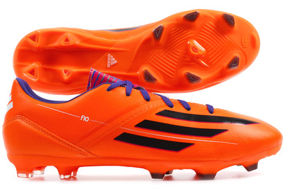 F10 TRX FG Football Boots Solar Zest/Black/Purple