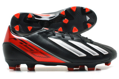 F30 TRX FG Leather Football Boots Black/Running