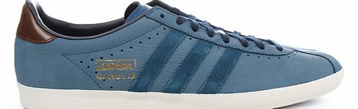 Gazelle OG Blue Leather Trainers