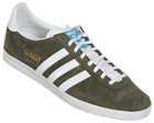 Gazelle OG Oak Green/White Suede Trainers