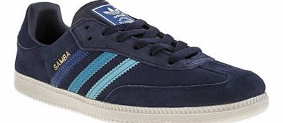 kids adidas navy samba boys youth 5702485850