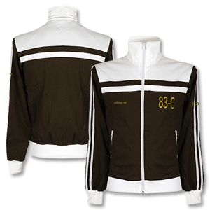 L-83-C Track Top - Green/Cream