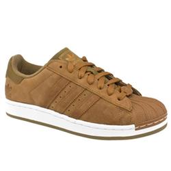 Male Superstar Ii Tlux Leather Upper in Tan