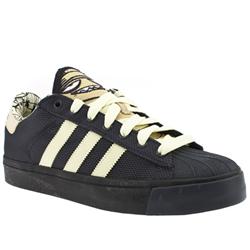 Male Superstar Vulcanised Fabric Upper in Dark Grey