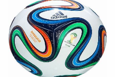 Mens Brazuca Top Replique Ball - White/Night Blue/Multicolor