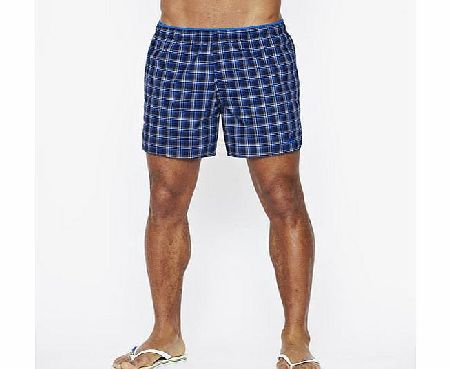 Mens Check Swim Shorts