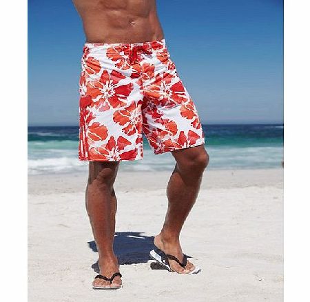 Mens Floral Swim Shorts