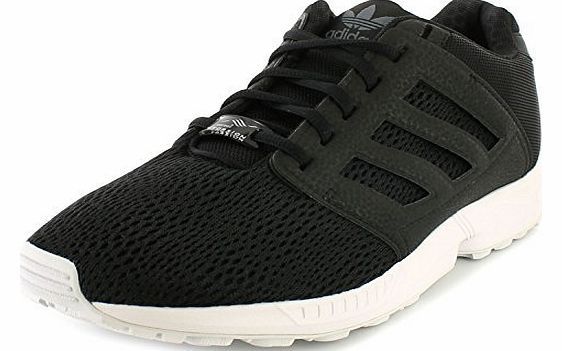 New Mens/Gents Black Adidas Originals Zx Flux Fashion Trainers. - Core Black/Onix - UK 9