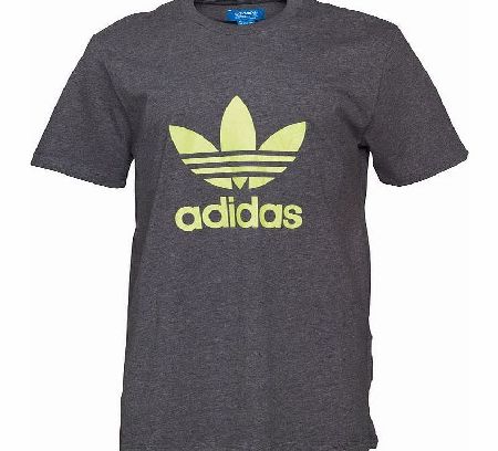 Mens Trefoil T-Shirt Dark Grey