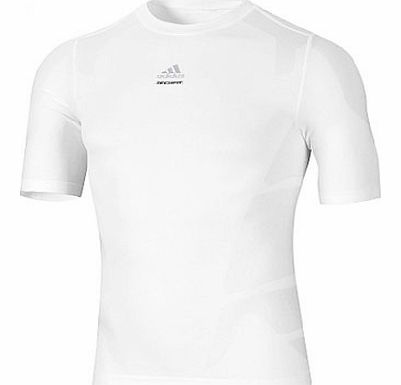  TECHFIT Seemless Compression SS Baselayer White