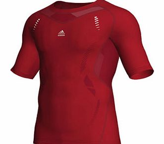  Techfit Short Sleeve Preparation Baselayer Red