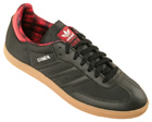 Samba Black/Brown Material Trainers