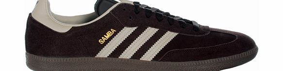 Samba Brown/Beige Suede Trainers