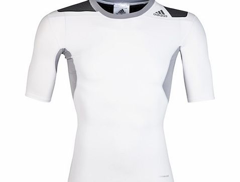 TechFit Power Base Layer Top White D81328