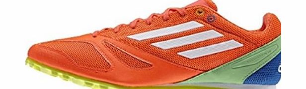 adidas Techstar Allround 3 Ladies Running Spikes, Red, UK9