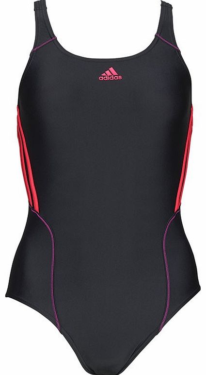 Womens 3 Stripe AWS Swimsuit Black