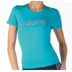 Womens Bubbled Gold T-Shirt Pure Cyan