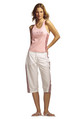 womens three-quarter woven pants