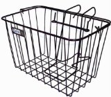 Front Wire Basket With Bracket Black