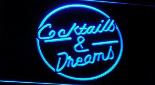 AdvPro Sign ADV PRO i079-b Cocktails amp; Dream Beer Bar Wine Neon Light Sign