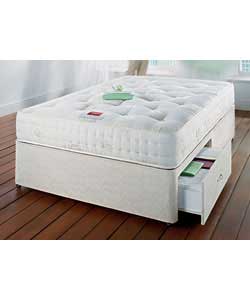 Woburn King Size Divan/1000 Pocket Mattress - 2 Drawers