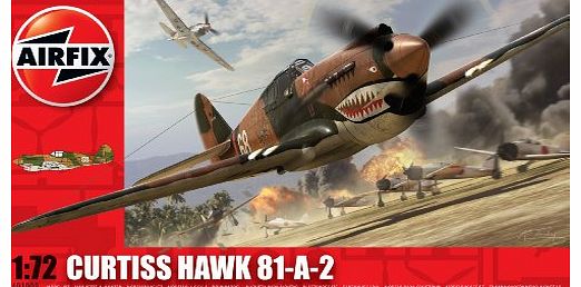 A01003 Curtis P-40B Tomahawk 1:72 Scale Series 1 Plastic Model Kit