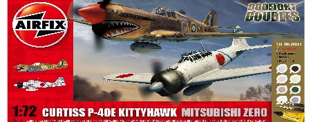 Dogfight Double P40 and Zero