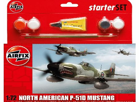 Mustang P51-D Starter Size