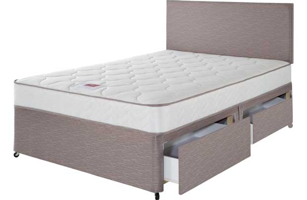 Alana Memory Double 4 Drw Divan Bed