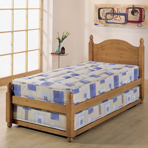 Brasilia 3FT Single Wooden Guest Bed Frame Only