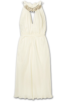 Layered chiffon dress