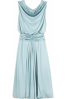 Ruched open back dress