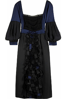 Ruffle front dress