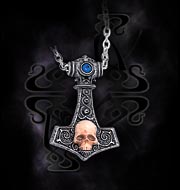 Thors Skull Hammer Pendant