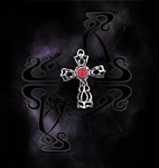 Wrought Cross Earring